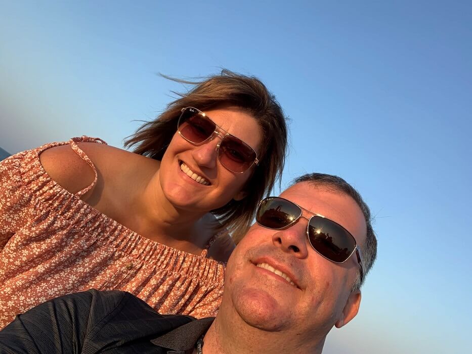 Scott and his wife